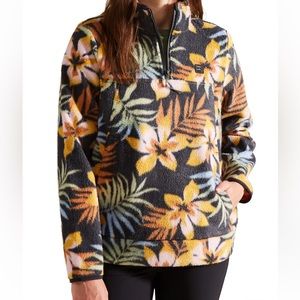 NWT 🔆BILLABONG🔆 BOUNDARY MOCK HALF ZIP Tropical Black Sz. XS
